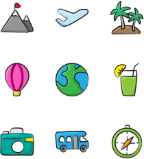 Handgetekend icons