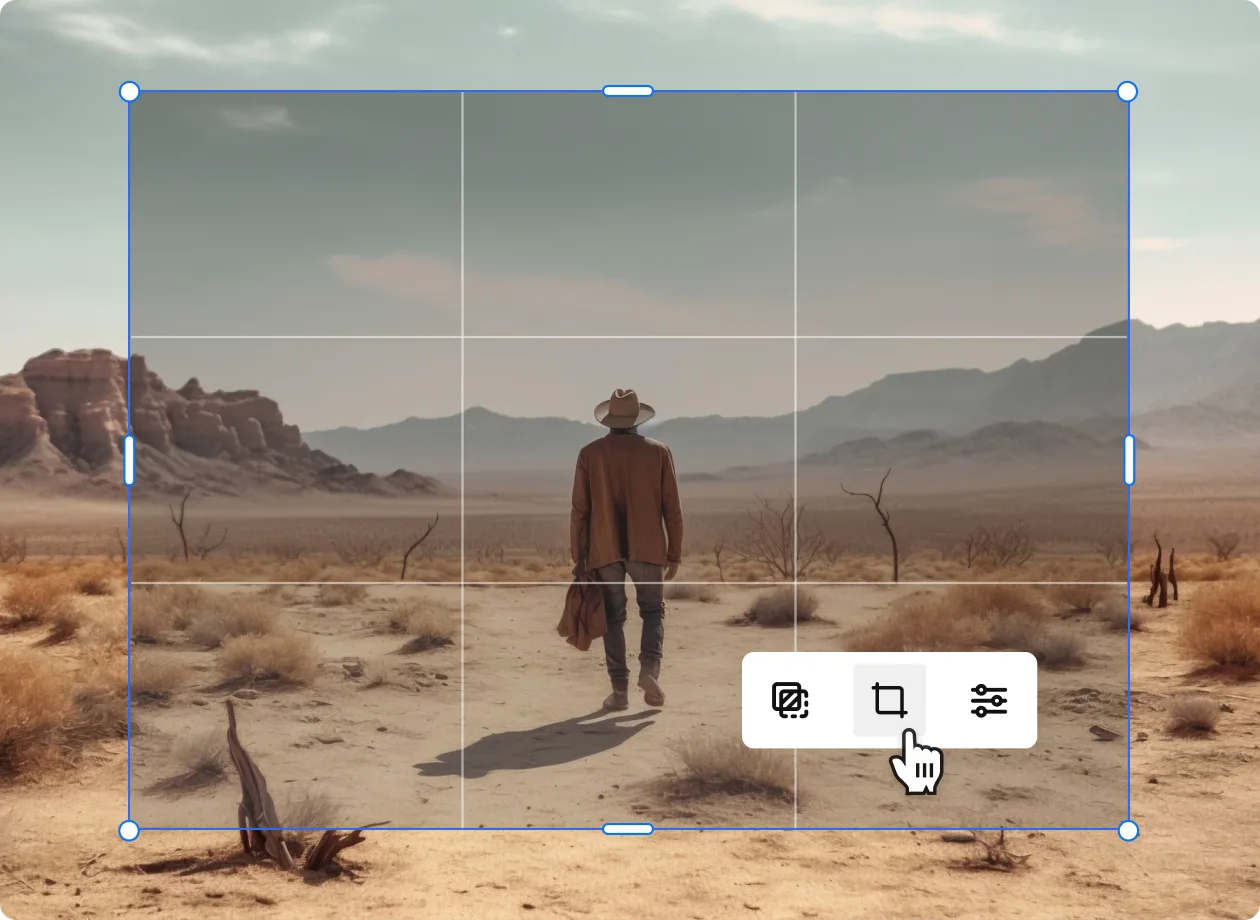 Crop images online for free