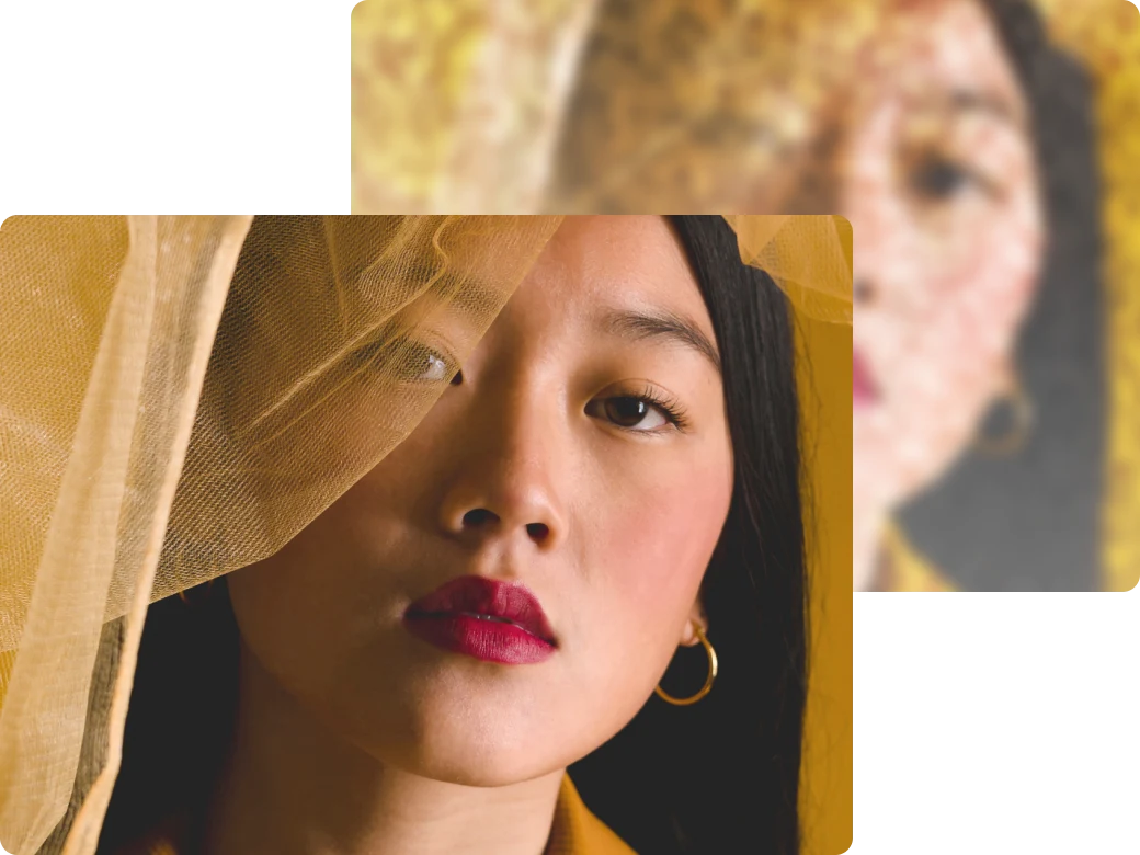 Remove face blur for clearer portraits