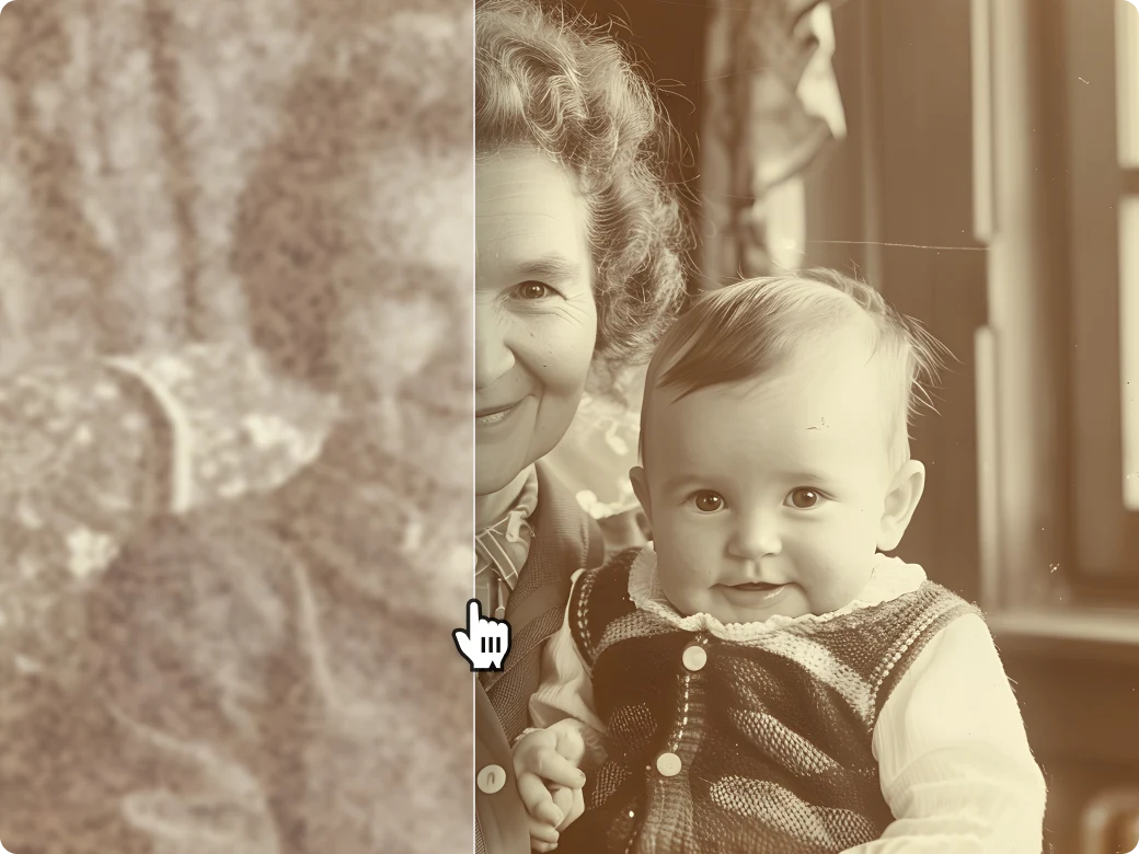 Restore old photos and memories