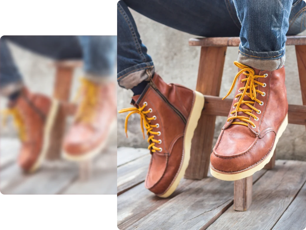 Deblurring product pictures