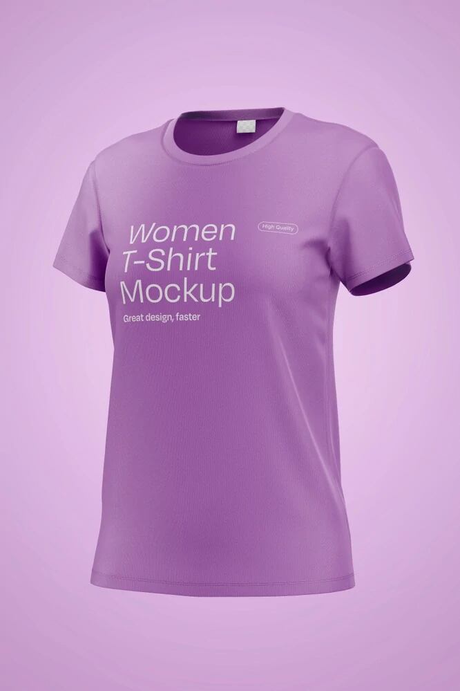 women-t-shirt-mockup-front-view-color