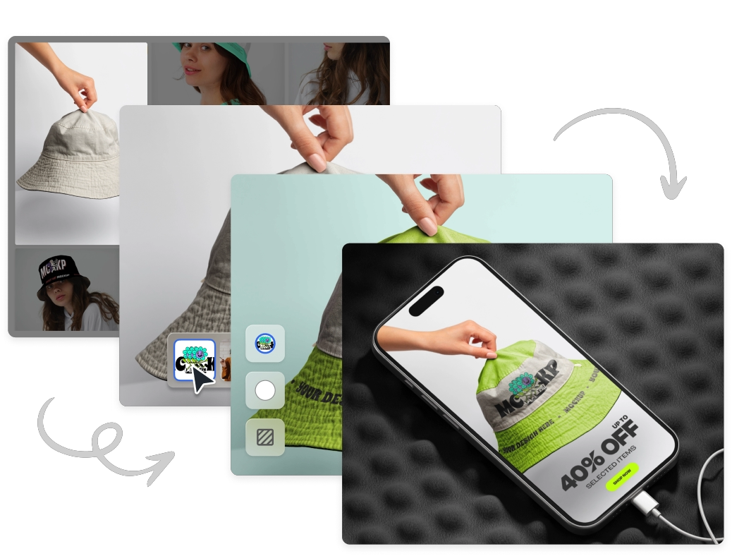 Kostenloser Online-Mockup-Generator - Erstelle Mockups ganz einfach