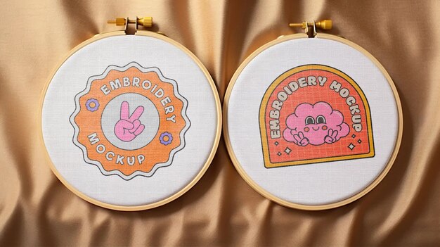 Embroidery mockups