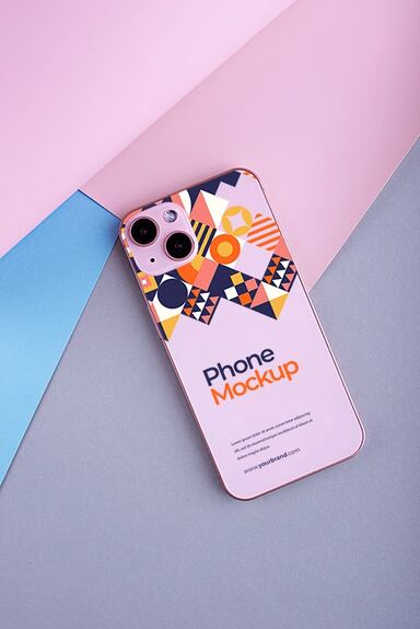 State of the art smartphone design mock-up