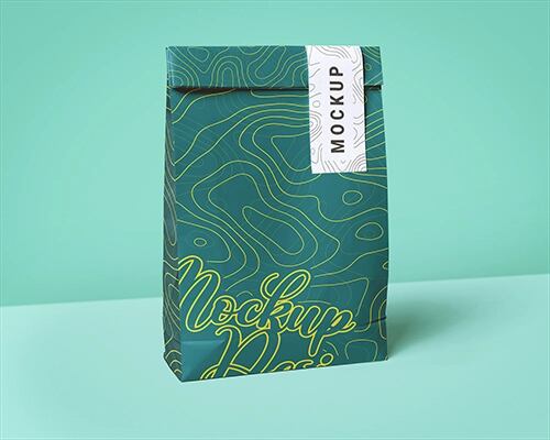 Luxury Paper Bag Packaging Mockup Templates Premium PSD