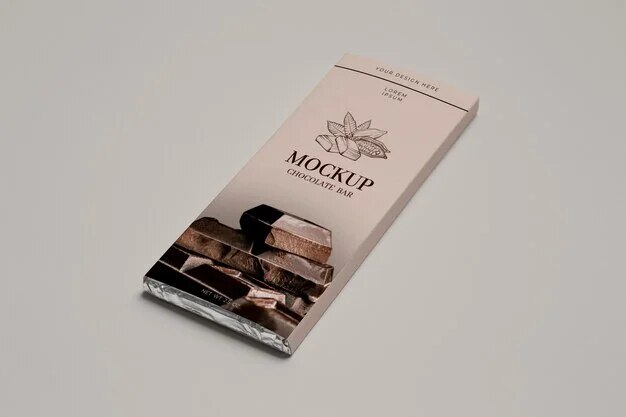 Chocolate bar mockups
