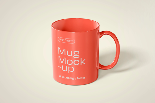 Mug Mockup, Front View