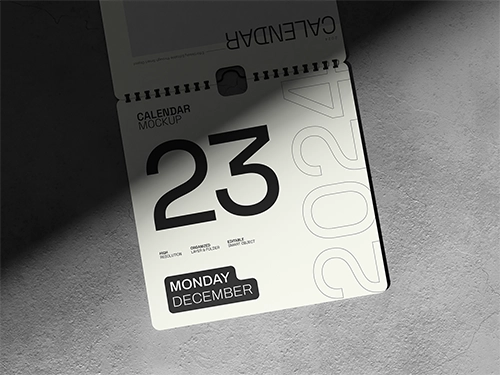 Mockups de calendarios