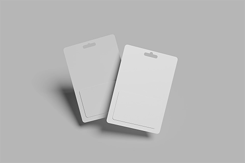 Mockups de tarjetas de regalo