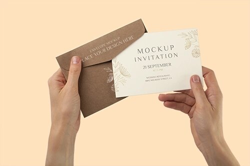 Mockups de invitaciones