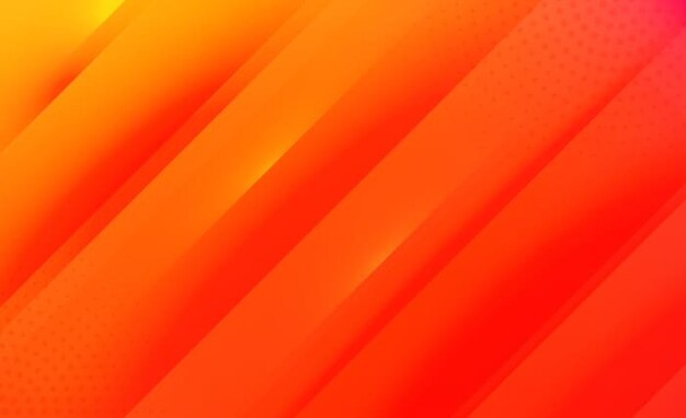 Orangefarbene Banner