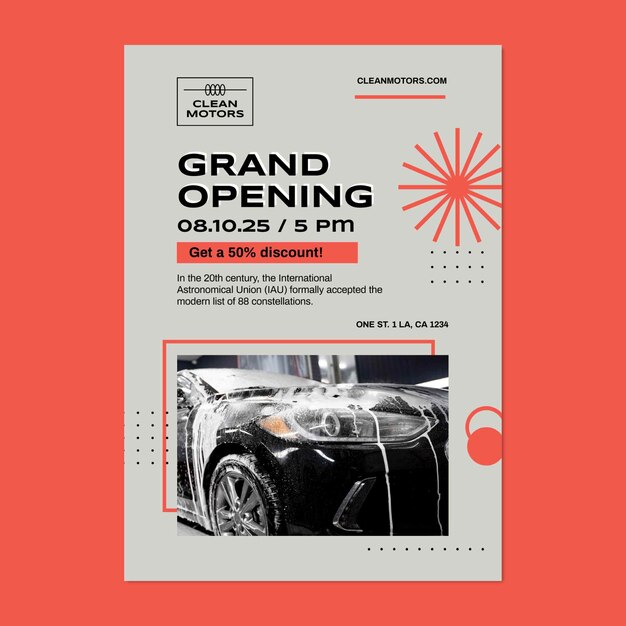 Car show flyer templates