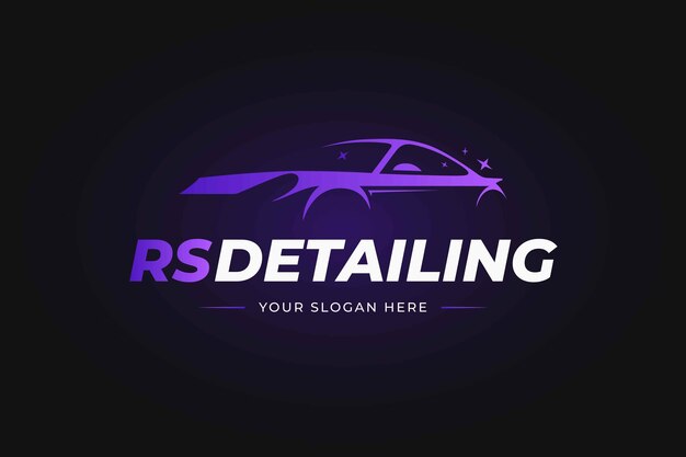 Auto detailing logo templates