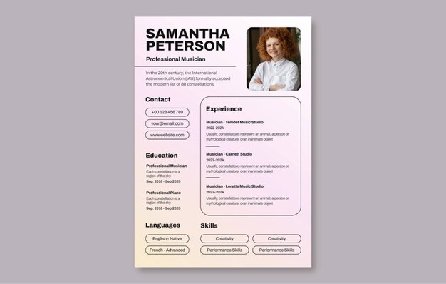 Discover more resume design tips