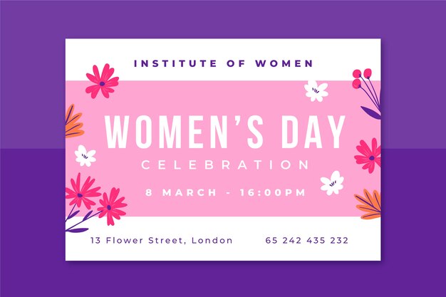 Women's Day card templates