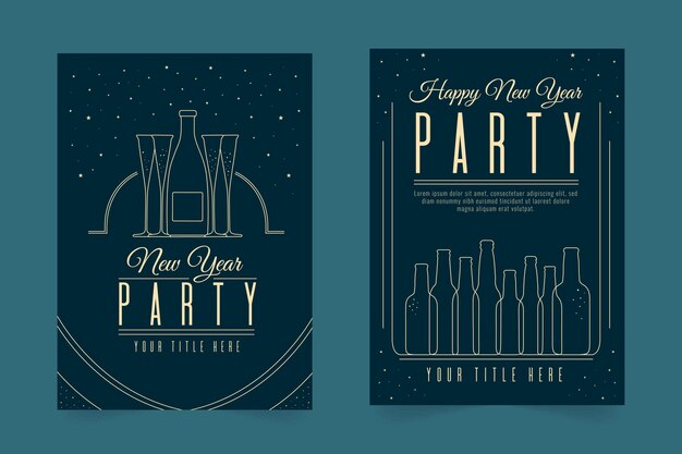 Christmas party invitation templates