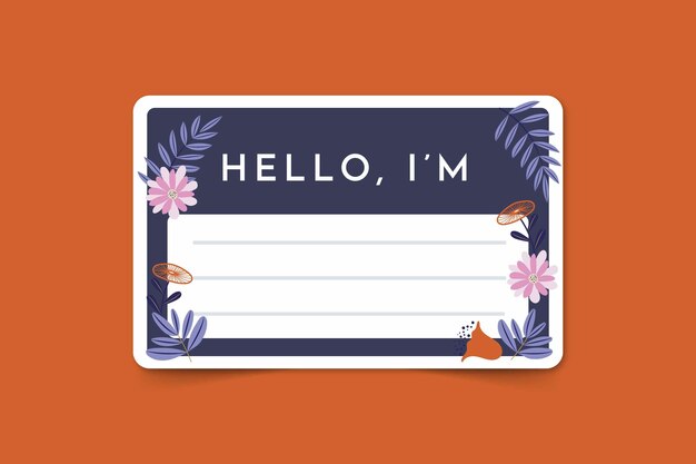 Name tags Templates